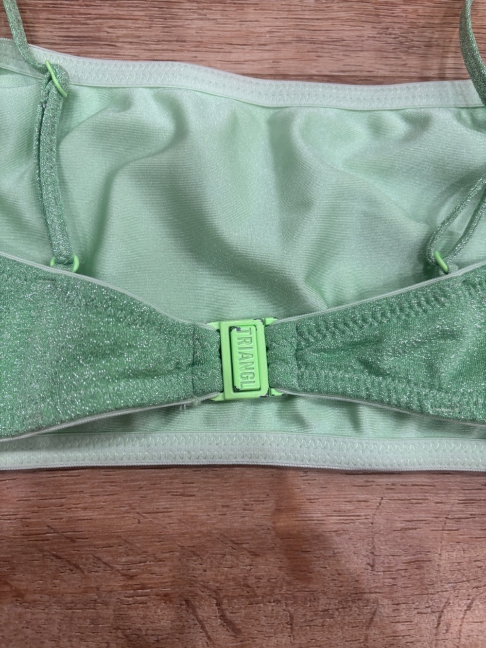 triangl swimwear Green Textured Bikini Top - Picture 4 of 5